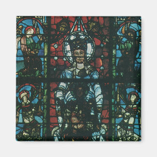 Vintage Religious Church Stained Glass Window Magnet