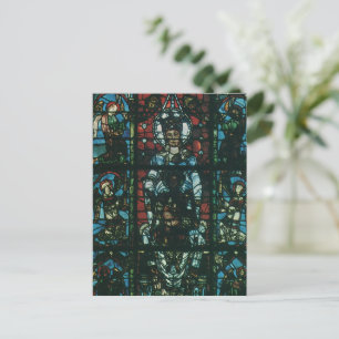 Vintage Religious Church Stained Glass Window Postcard