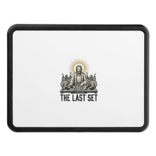 Vintage Religious DJ The Last Set Shirt Design_1 Hitch Cover