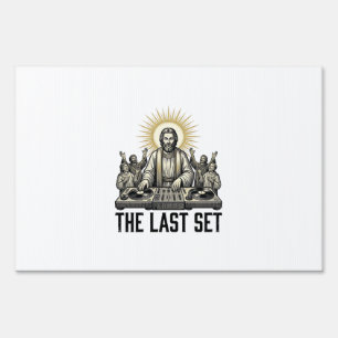 Vintage Religious DJ The Last Set Shirt Design_1 Sign