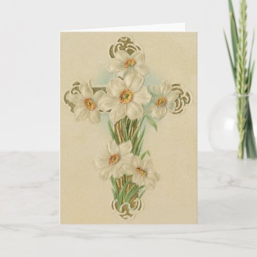 Vintage Religious Easter Note Card