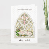 Vintage Religious New Baby Girl Virgin Mary