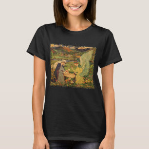 Vintage Religious Tapestry with Baby Jesus Christ T-Shirt