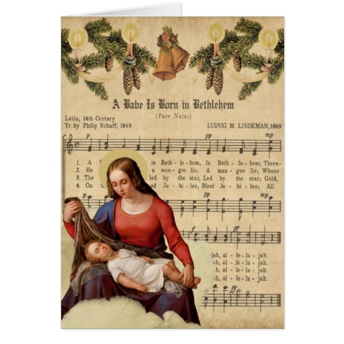 Vintage religious Virgin Mary Jesus Music