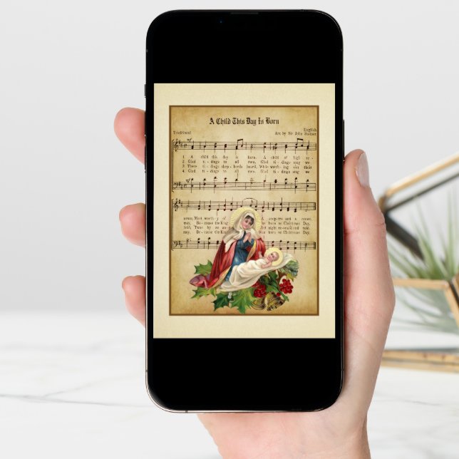 Vintage Religious Virgin Mary Jesus Music (Front Digital)