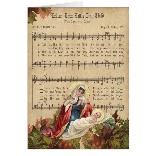 Vintage Religious Virgin Mary Jesus Music