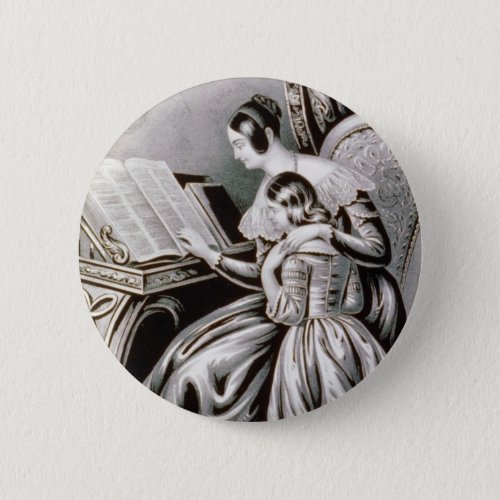 Vintage Remember Thy Creator Illustration 1846 Button