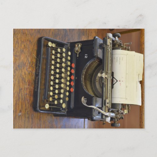 Vintage Remington Typewriter Postcard