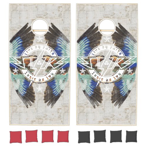 VINTAGE RENAISSANCE WATERCOLOR WINGS  Cornhole Set