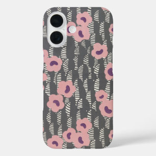 Vintage René Crevel French Art Deco Pink Floral iPhone 16 Case