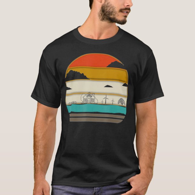 Vintage Renewable Energy T-Shirt (Front)