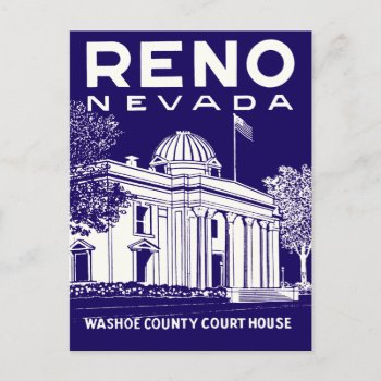 Vintage Reno Nevada Postcard by historicimage at Zazzle