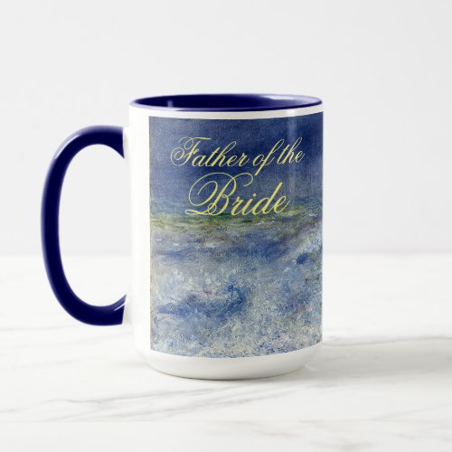 Vintage Renoir The Wave  Father of the Bride Mug