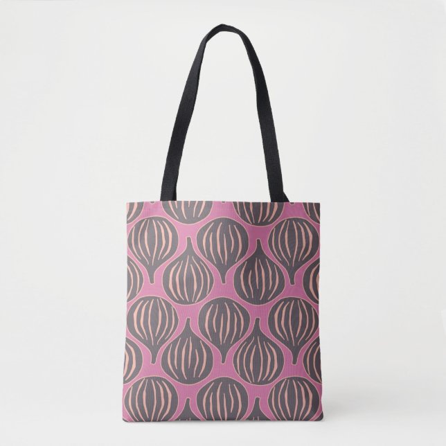 vintage repeat seamless pattern with figs. tote bag (Front)