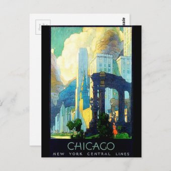 Vintage Reproduction Chicago Postcard | Zazzle