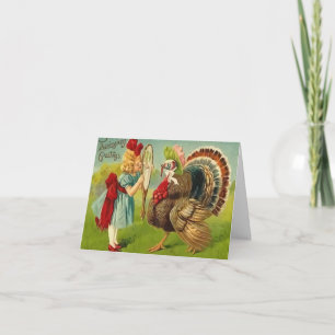 Vintage Reproduction Turkey Card