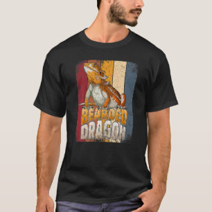 Vintage Reptile Lizard Bearded Dragon T-Shirt