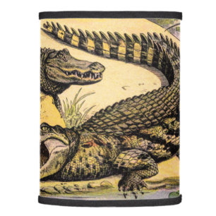 Vintage Reptiles Illustration by Adolphe Millot Lamp Shade
