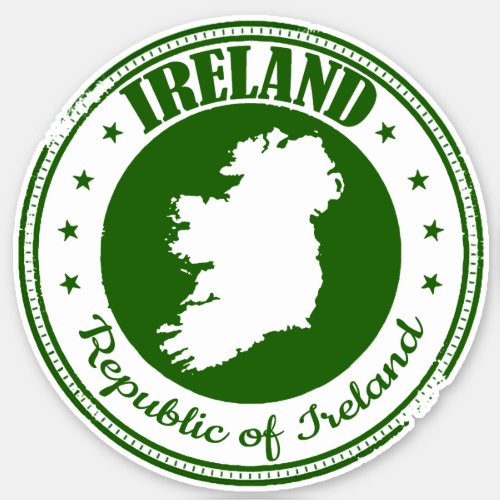 Vintage Republic Of Ireland SPD Sticker