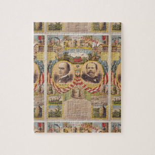 Vintage Republican Party Presidential Campaign Jigsaw Puzzle