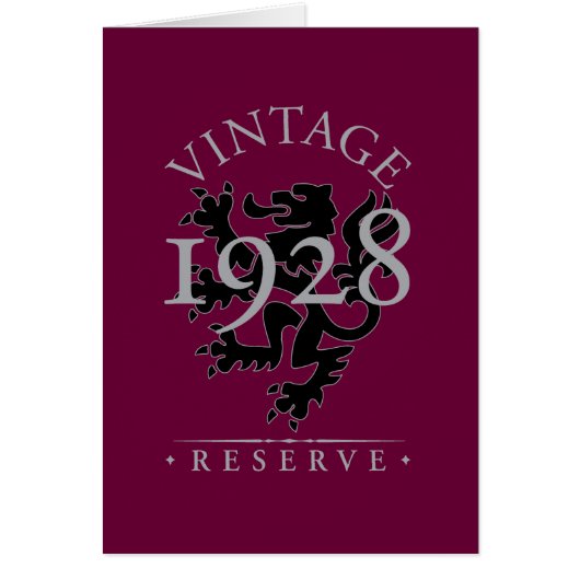 Vintage Reserve 1928 (Front)