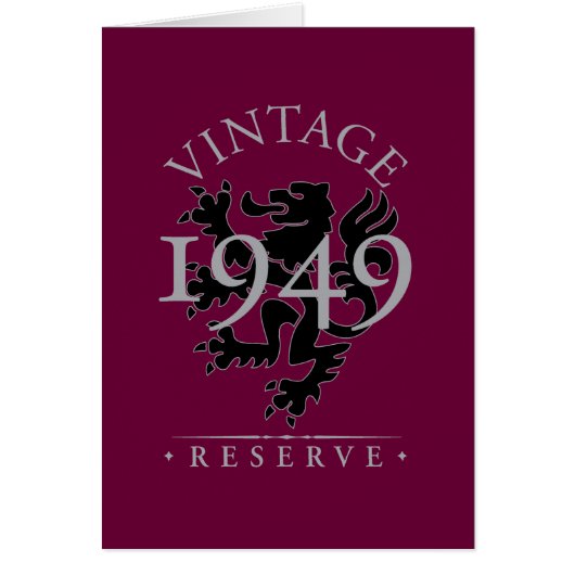 Vintage Reserve 1949 (Front)