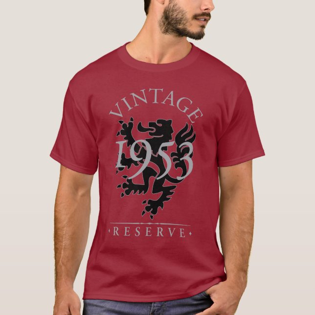 Vintage Reserve 1953 Dark T-Shirt (Front)