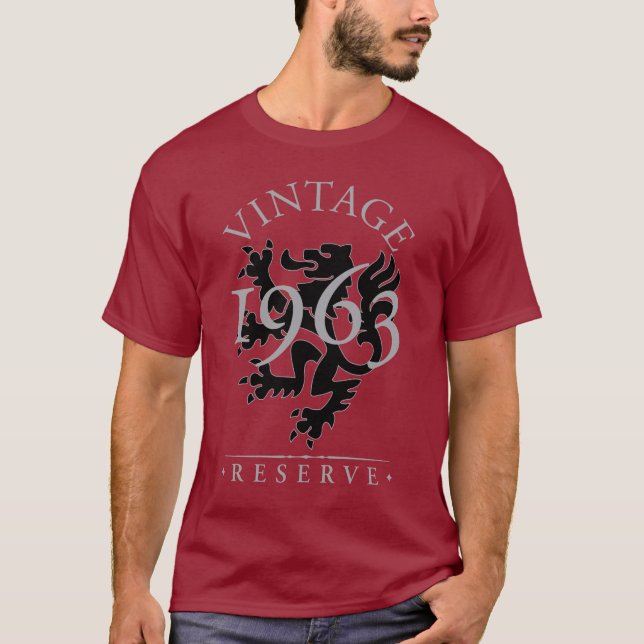 Vintage Reserve 1963 Dark T-Shirt (Front)