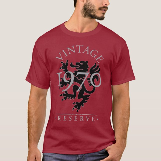 Vintage Reserve 1970 Dark T-Shirt (Front)