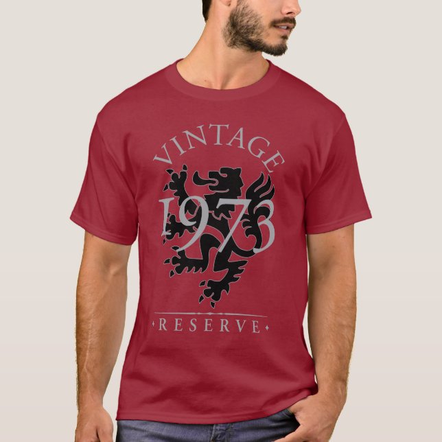 Vintage Reserve 1973 Dark T-Shirt (Front)
