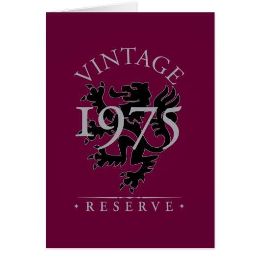 Vintage Reserve 1975 (Front)