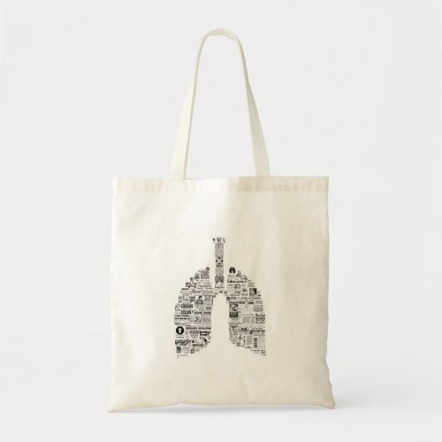 Vintage Respiratory Remedies pulmonology lungs art Tote Bag