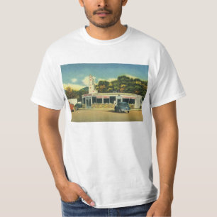 Vintage Restaurant, 50s Drive In Diner and Cars T-Shirt