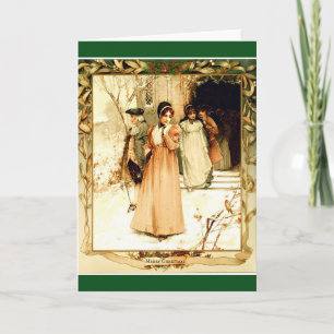 Vintage Restored Christmas Service Card