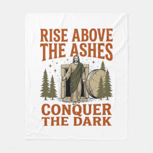 Vintage Resurrection Cave Quote Engraving Shirt De Fleece Blanket