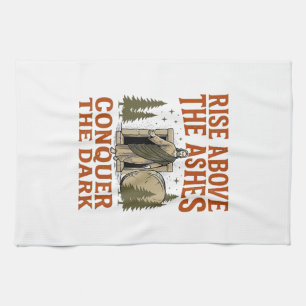 Vintage Resurrection Cave Quote Engraving Shirt De Kitchen Towel