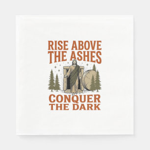 Vintage Resurrection Cave Quote Engraving Shirt De Napkins
