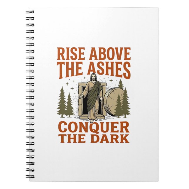 Vintage Resurrection Cave Quote Engraving Shirt De Notebook (Front)