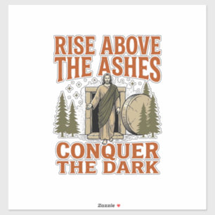 Vintage Resurrection Cave Quote Engraving Shirt De Sticker
