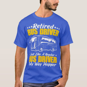 Vintage Retired Bus Driver School Bus Driver T-Shirt