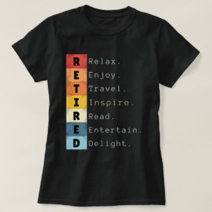 Vintage Retirement 2025 For Retired Funny T-Shirt
