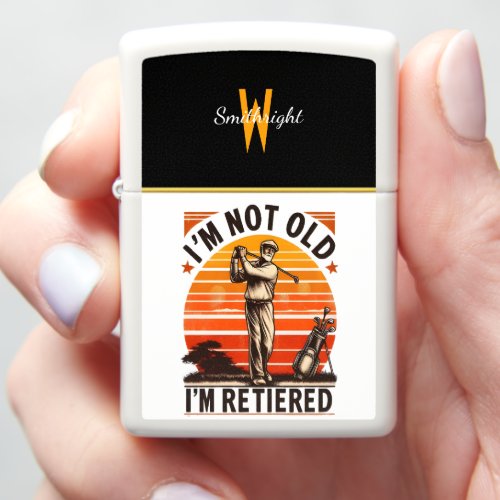 Vintage Retirement Vibes Zippo Lighter