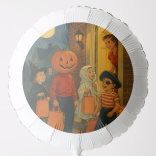 Vintage/retro 1950s trick or treating Halloween Balloon