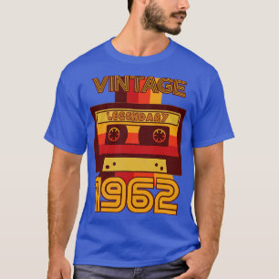 Vintage Retro 1962 Legendary Cassette Tape T-Shirt