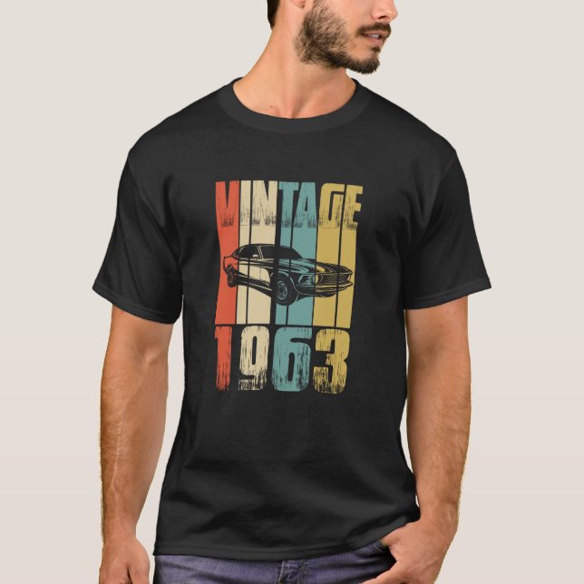 Vintage Retro 1963 T-Shirt (Front)