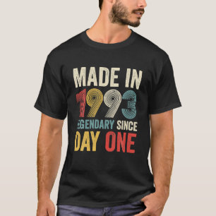 Vintage Retro 1993 Legendary Since Day One T-Shirt
