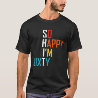 Vintage Retro 60 Years Old Gift 1959 Funny 60Th Bi T-Shirt