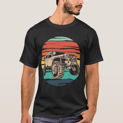 Vintage Retro 70s 4x4 Off Road T_Shirt