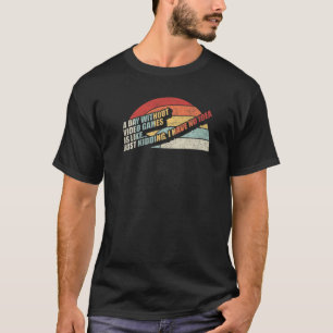 Vintage Retro A Day Without Video Games Is Like Ga T-Shirt