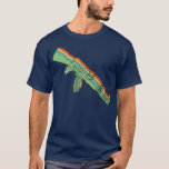 Vintage Retro AK47 Rifle 2nd Amendment Gun Gift Gu T-Shirt